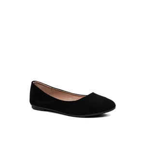 Női Fekete Művelúr Balerina Cipő