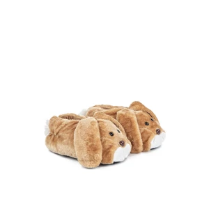 Világosbarna Nyuszi Formájú Plüss Mamusz