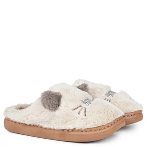 Barna Női Szőrmés Cicás Mamusz