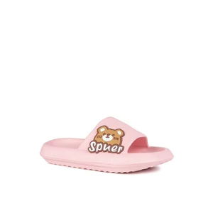 Rózsaszín Macis Női Strandpapucs