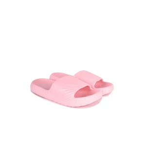 Rózsaszín Szívecske Mintás Női Gumipapucs