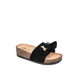 Fekete Platformos Papucs