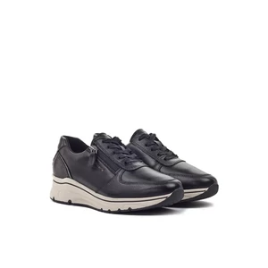 Tamaris PureRelax Fekete Bőr Sneaker