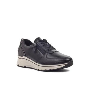 Tamaris PureRelax Fekete Bőr Sneaker