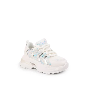 Fehér Csillámos Női Sneaker