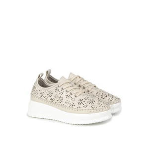 Yolera Bézs Női Légáteresztő Sneaker