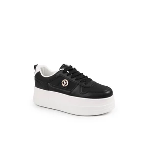 Yesmile Fekete Platformos Sneaker