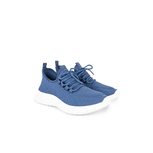 Bosido Kék Fűzős Textil Anyagú Sneaker