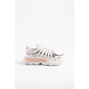 Rózsaszín Női Vastagtalpú Sneaker Fényvisszaverő Csíkokkal