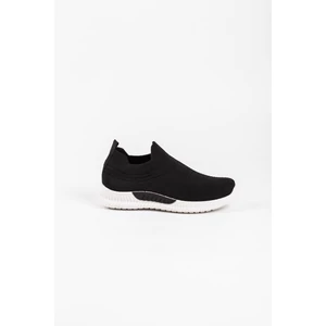 Fekete Jól Szellőző Slip-On