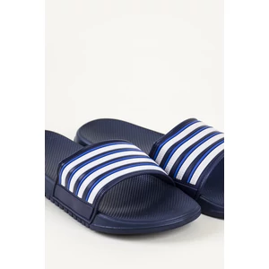 Kék-Fehér Csíkos Férfi Strandpapucs