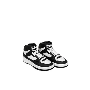 Fekete Színű Női Magasszárú Sneaker