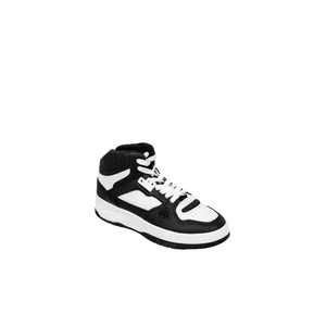 Fekete Színű Női Magasszárú Sneaker
