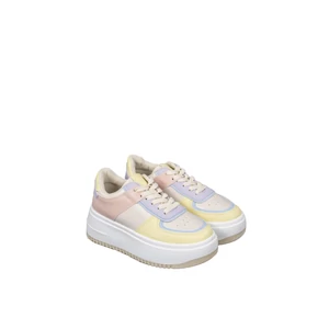 Pasztel Színű Platformos Női Sneaker