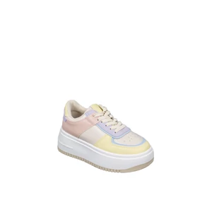 Pasztel Színű Platformos Női Sneaker