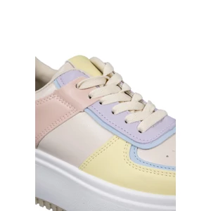 Pasztel Színű Platformos Női Sneaker
