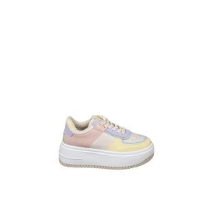 Pasztel Színű Platformos Női Sneaker