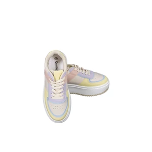 Pasztel Színű Platformos Női Sneaker