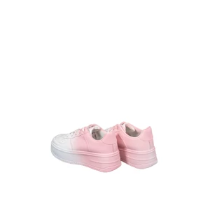 Pink-Fehér Átmenetes Színű Női Sneaker