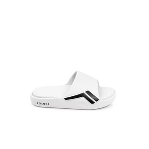 LUOFU Fehér Unisex Gumi Papucs