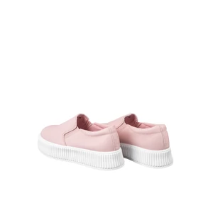 Platformos Rózsaszín Műbőr Női Slip On