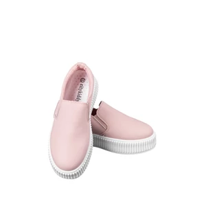 Platformos Rózsaszín Műbőr Női Slip On