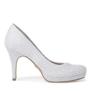 Tamaris Magassarkú Csillogó Szürke Alkalmi Cipő