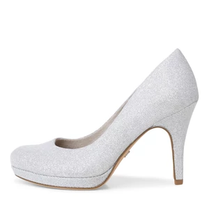 TAMARIS Magassarkú Csillogó Szürke Alkalmi Cipő