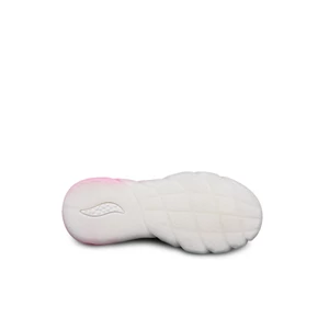 Fehér-Pink Színátmentes Textil Sneaker