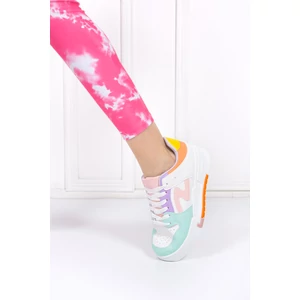 Pasztel Zöld Színű Platformos Női Sneaker