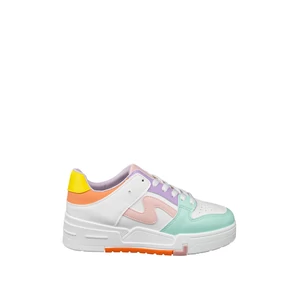 Pasztel Zöld Színű Platformos Női Sneaker