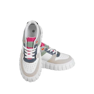 Zöld-Szürke Platformos Talpú Sneaker