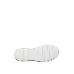 Rózsaszín-Fehér Platformos Női Sneaker