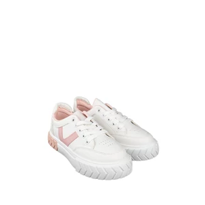 Rózsaszín-Fehér Platformos Női Sneaker