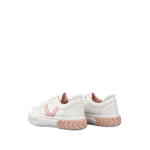 Rózsaszín-Fehér Platformos Női Sneaker