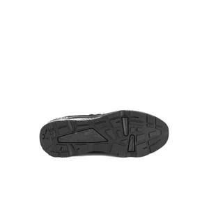 Fekete Fűzős Gumírozott Anyagú Sneaker