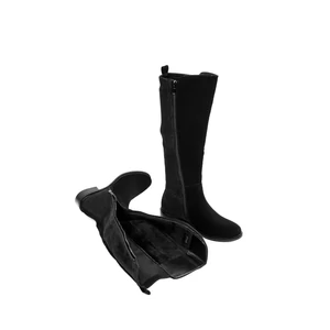 Fekete Magasszárú Művelúr Csizma