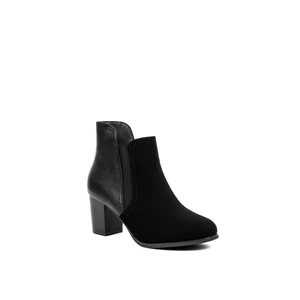 Yesmile Fekete Magassarkú Bokacsizma