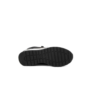 Rejtett Magassarkú Fekete-Bronz Csillogós Sneaker 