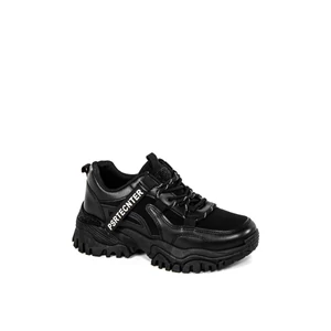 YES Fekete Magastalpú Női Sneaker