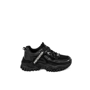 YES Fekete Magastalpú Női Sneaker
