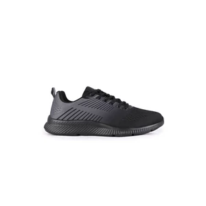 Yesmile Fekete-Szürke Férfi Sneaker Gumis Talppal