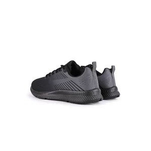 Yesmile Fekete-Szürke Férfi Sneaker Gumis Talppal