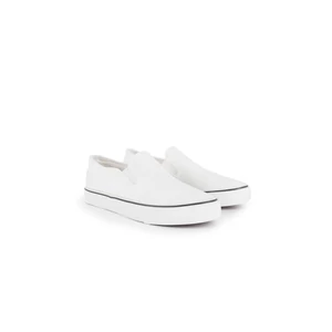Fehér Női Szövet Slip-On