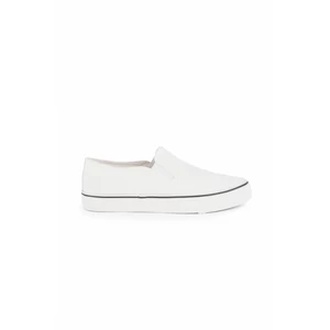 Fehér Női Szövet Slip-On