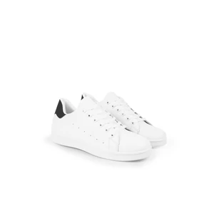 COMER Fehér-Fekete Műbőr Női Sneaker