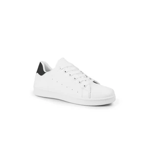 COMER Fehér-Fekete Műbőr Női Sneaker