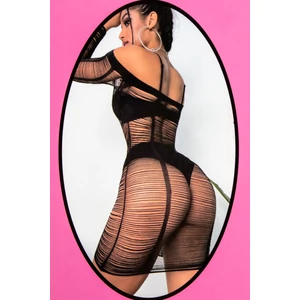Ollike Fehér Necc És Csipke Áttetsző Bodystocking 