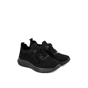 LINIX Fekete Szintetikus Anyagú Női Sneaker