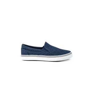 LINIX Farmerkék Vászon Férfi Slip-On 